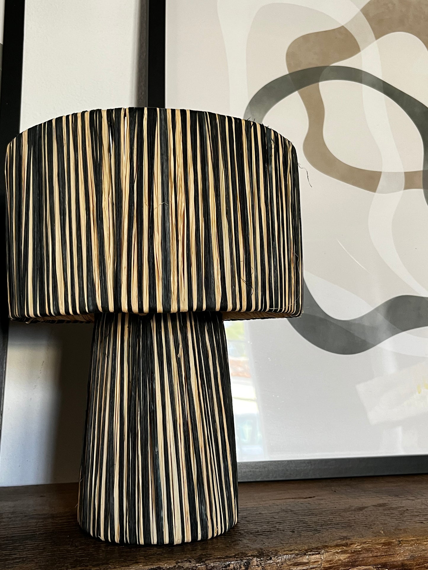 LAMPE RAYÉE NOIRE