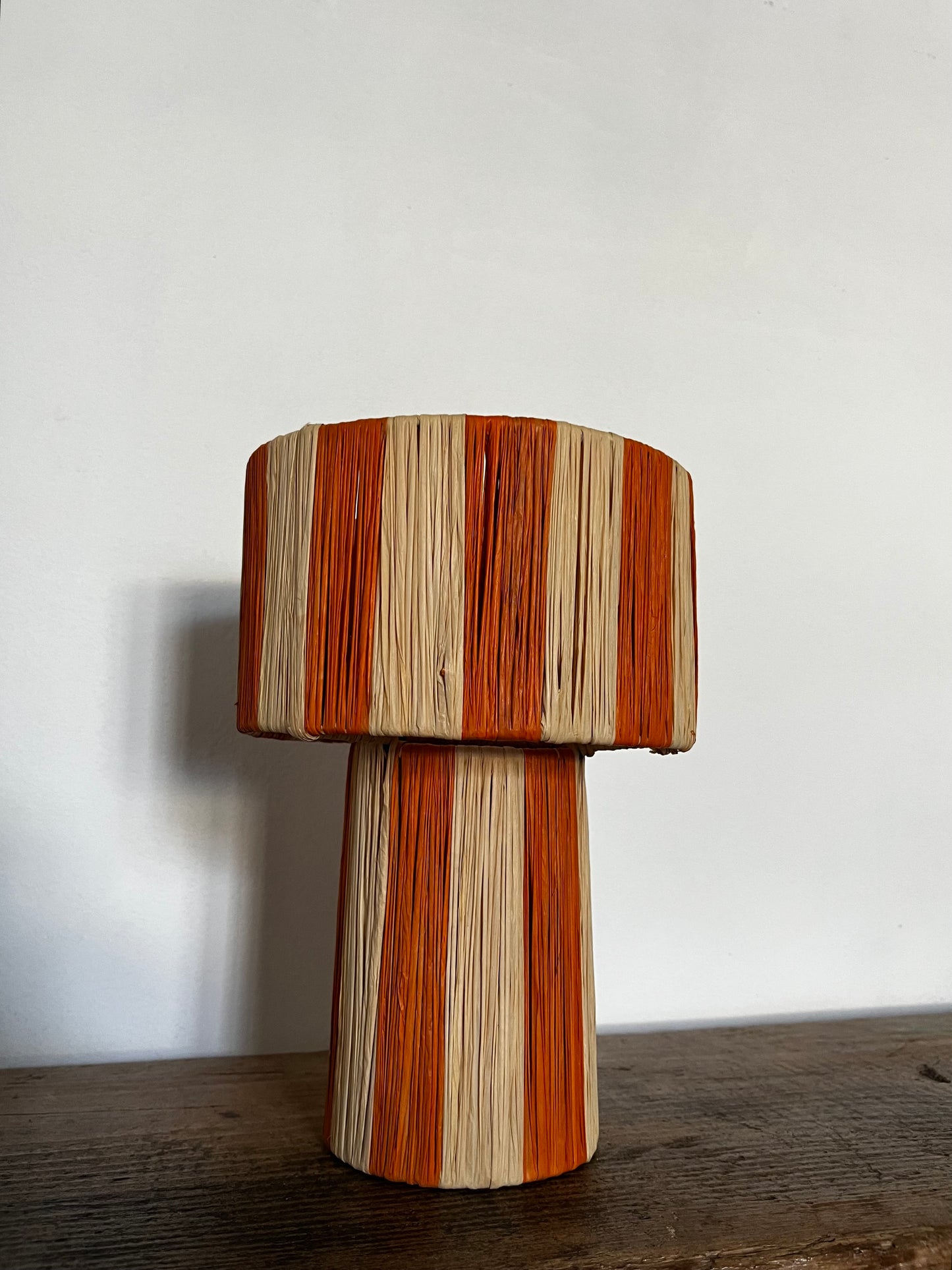 PETITE LAMPE RAYÉE ORANGE