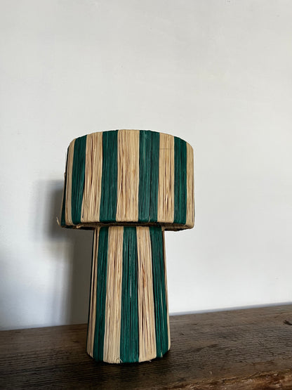 PETITE LAMPE RAYÉE VERTE