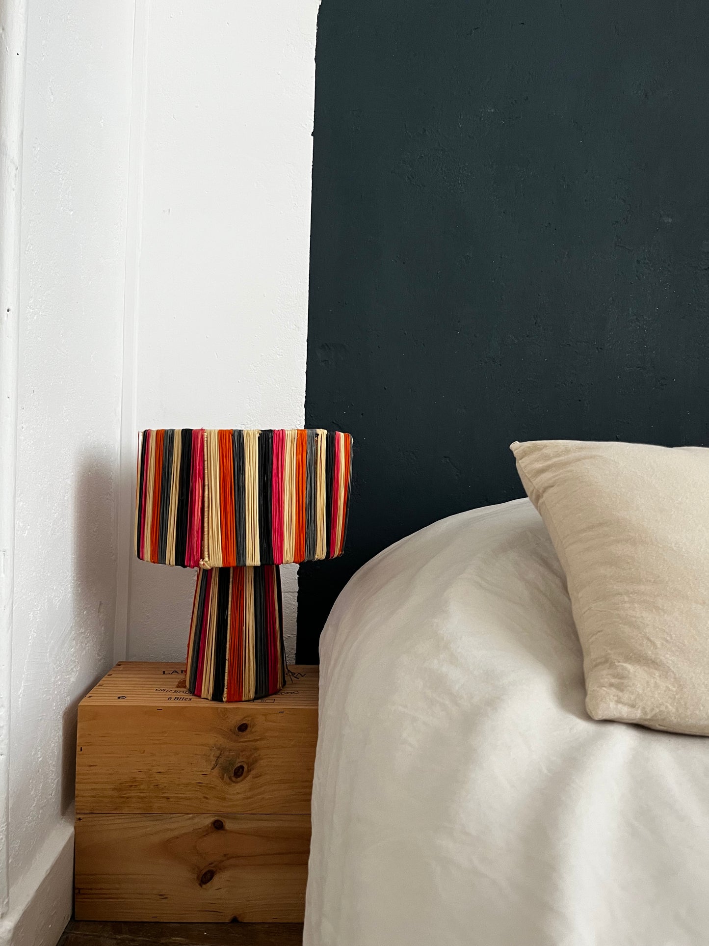 LAMPE RAYÉE MULTICOLORE