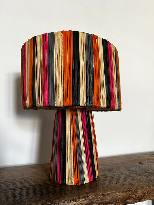 LAMPE RAYÉE MULTICOLORE