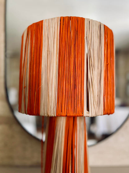 LAMPE RAYÉE ORANGE