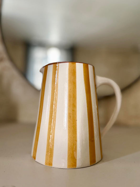 PETIT PICHET RAYÉ JAUNE MOUTARDE